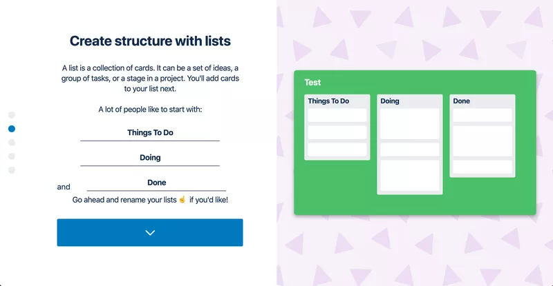 Trello uses a welcome survey to segment its customers.