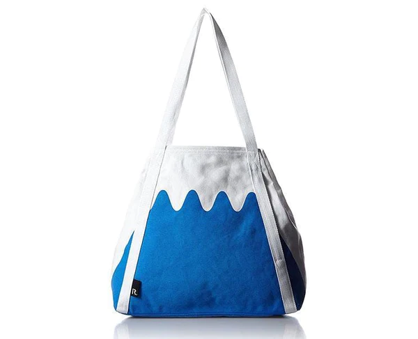 Mount Fuji Tote Bag (Blue)