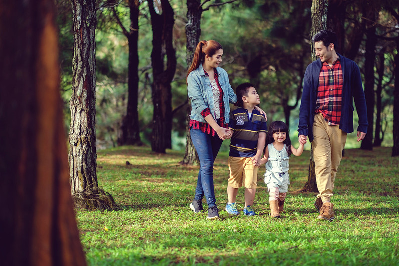 Photo of a family walking in the woods | Philippines Interest Rates for Real Estates in 2022