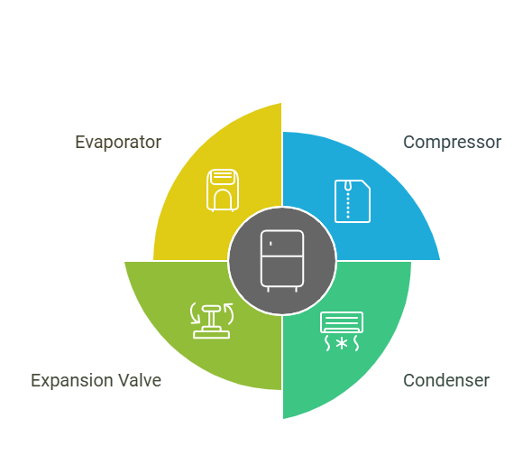 how heat pumps work infographic