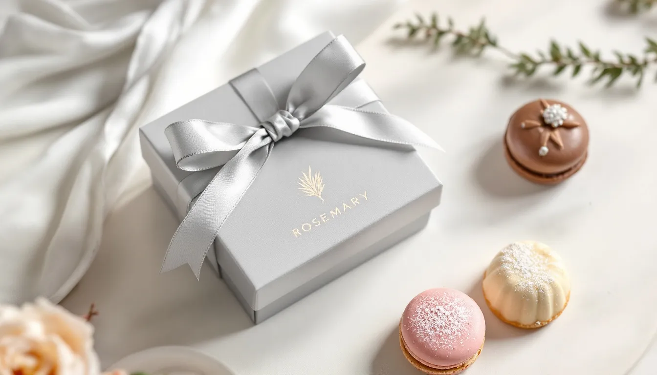 Gourmet treats packaged elegantly for special occasions.