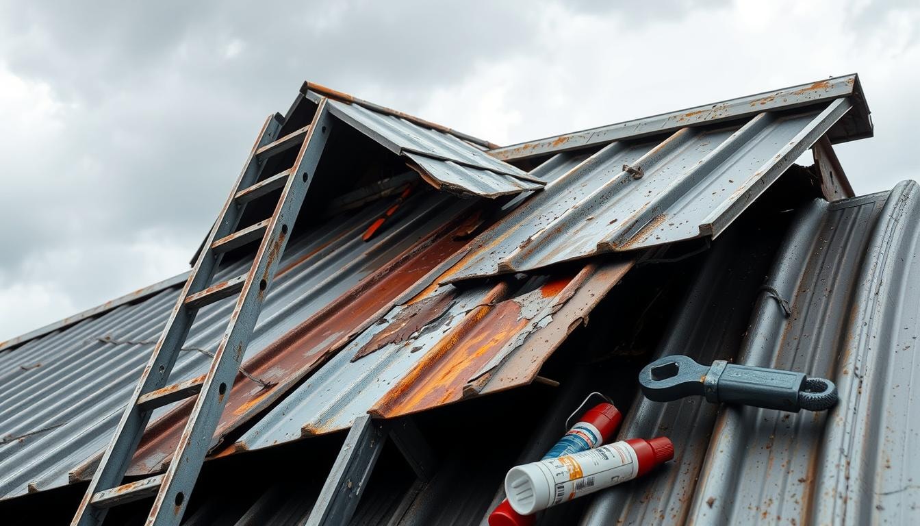 metal roof repair challenges