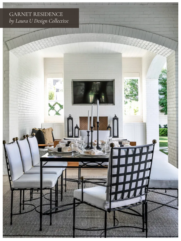 for the sake of variety, here's an outdoor luxury dining table with candlesticks of different sizes and measurements