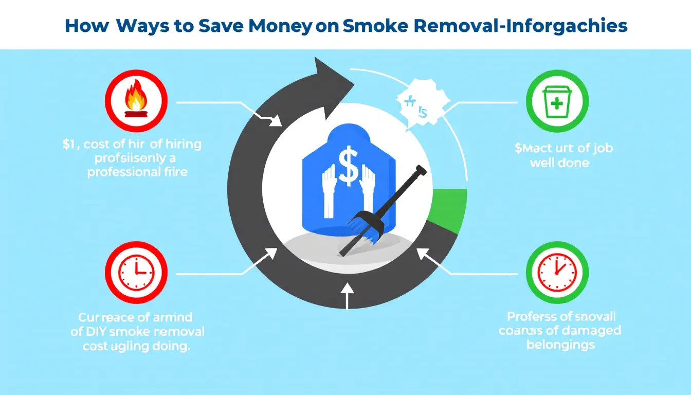 Ways to save money on smoke removal services.