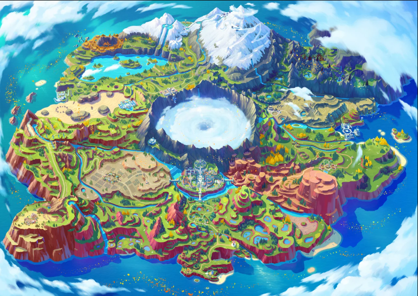 The Setting of the Pokémon Game, Image: The Pokémon Company