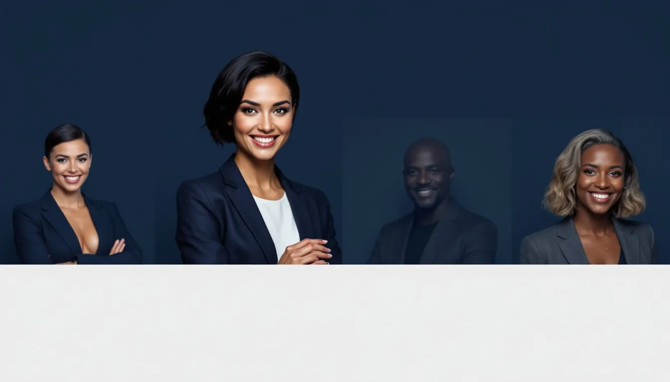 A series of corporate headshots used for personal branding purposes.
