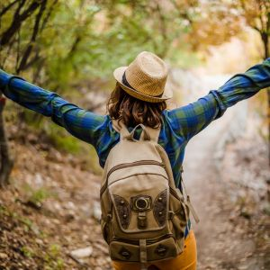spend time in nature with a short walk