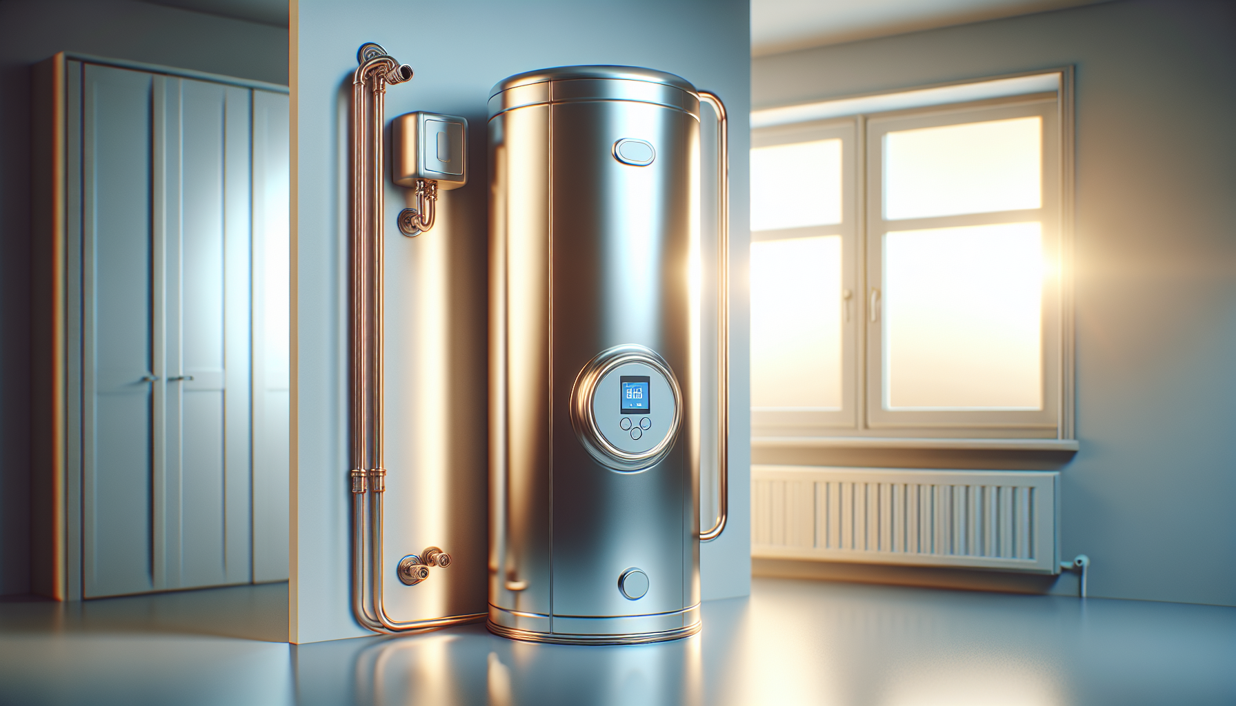 Stainless steel electric hot water system
