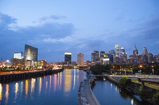 philadelphia, city, south street bridge