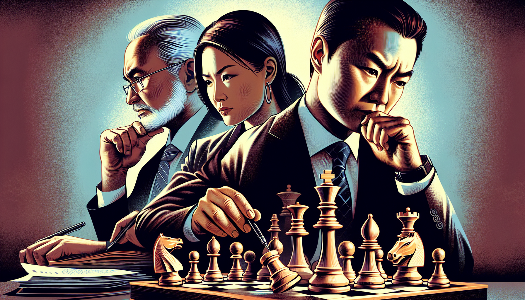 Artistic representation of negotiation in personal injury cases