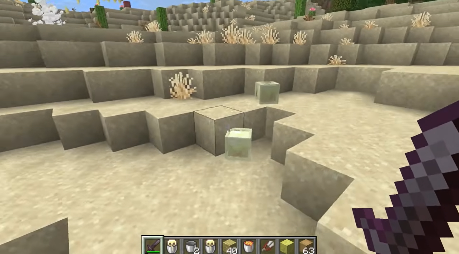 how to transform small sulfur cubes into large ones