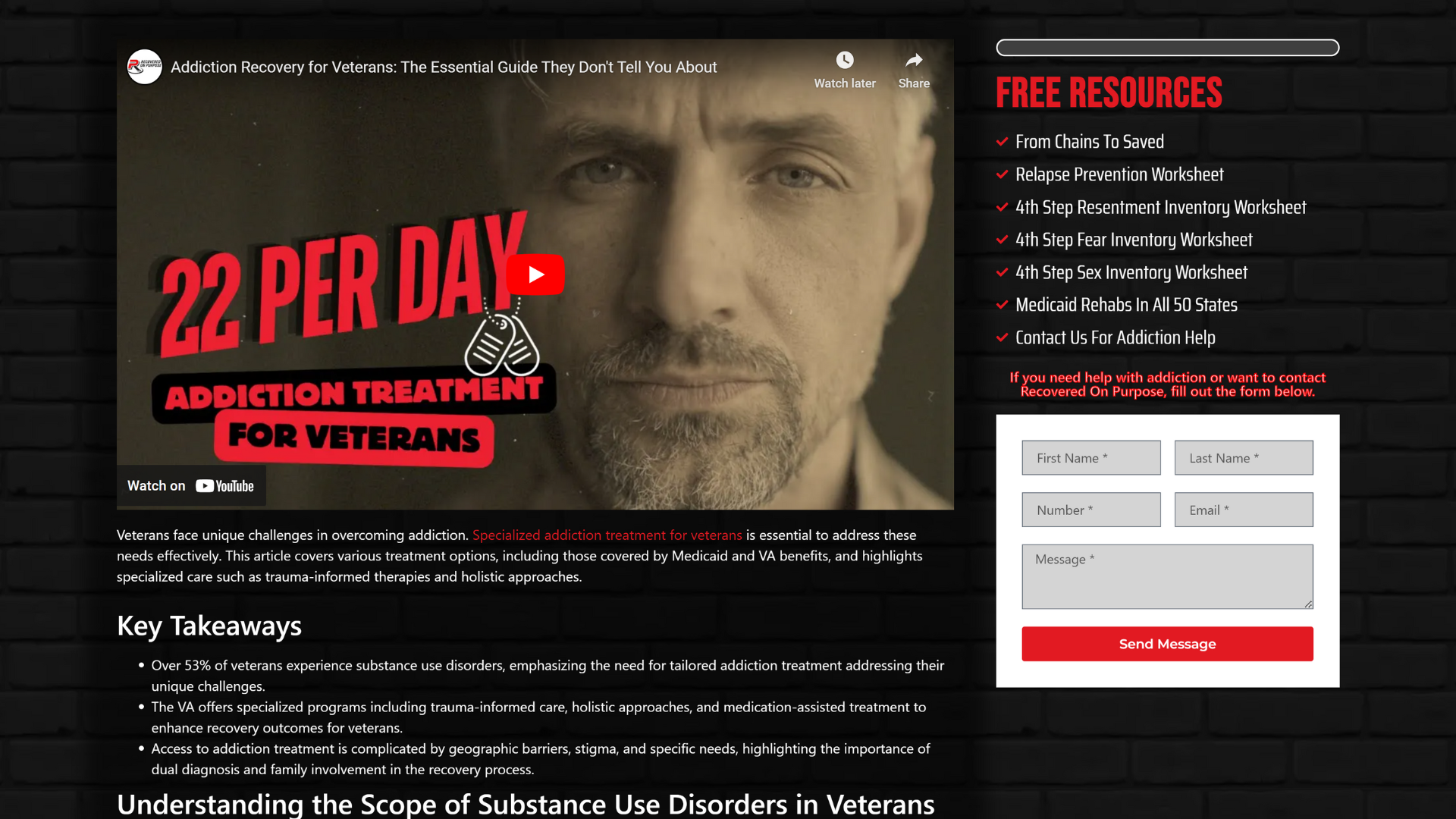 Video Marketing Agency for Nonprofit Addiction Organizations