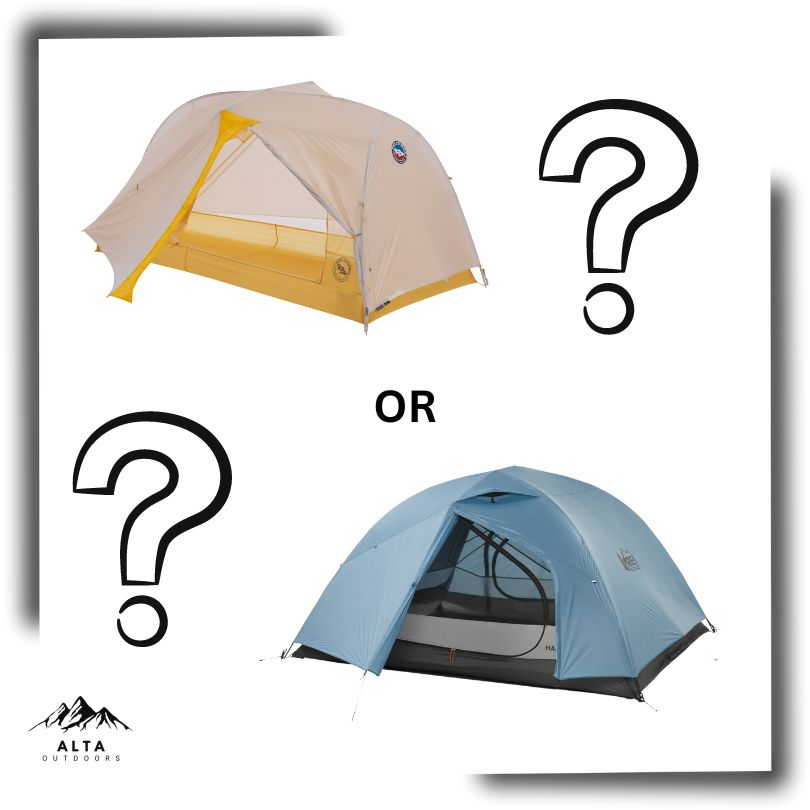 choosing a camping or backpacking tent