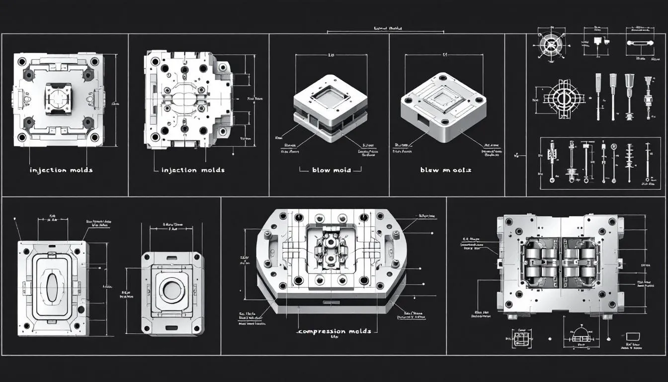 An article describing the key technical points of plastic molds, featuring various plastic molds.