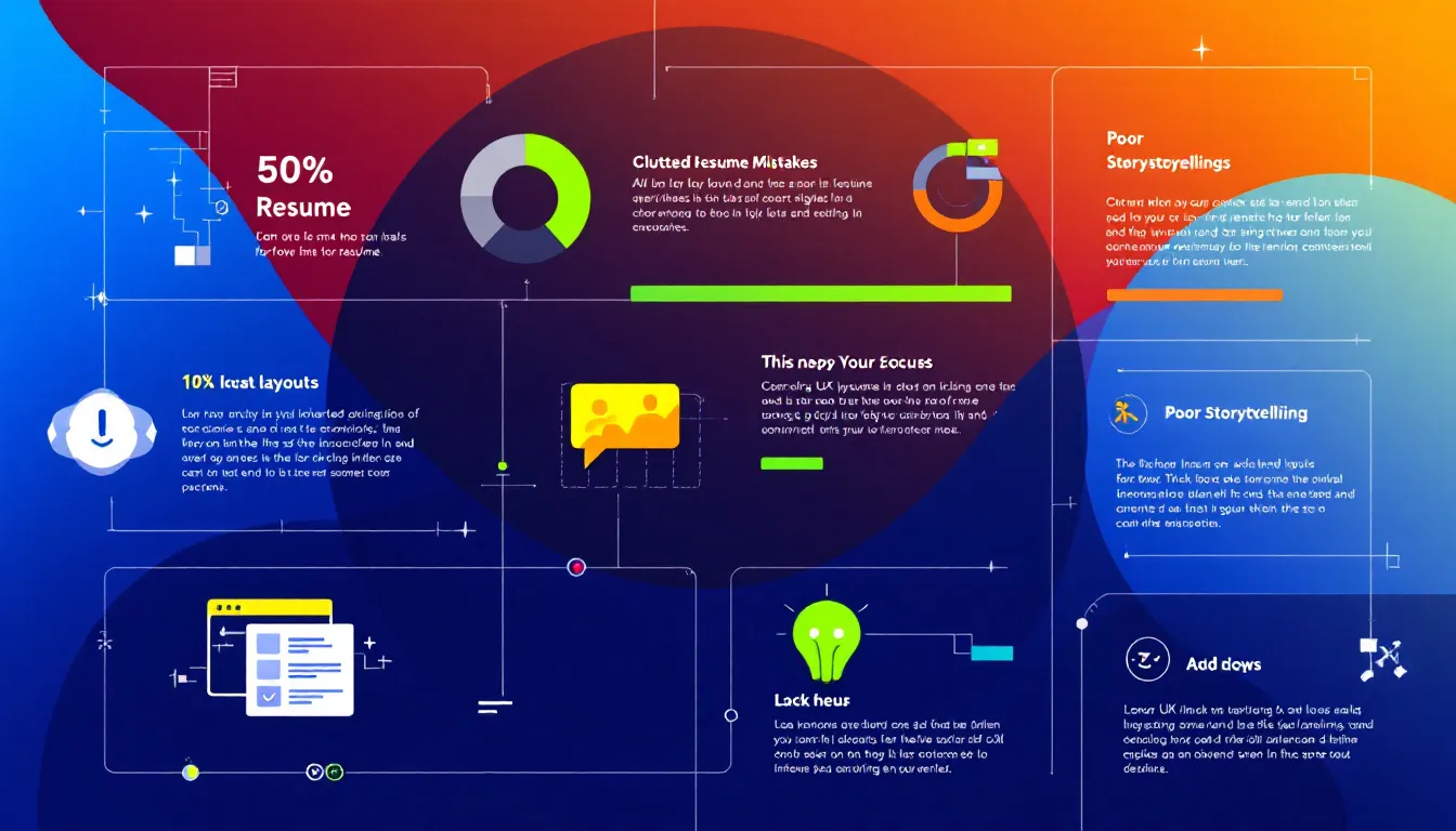 Common mistakes to avoid in UX designer resumes.
