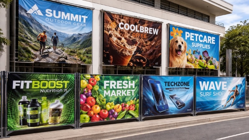 Large scale production of affordable vinyl banners