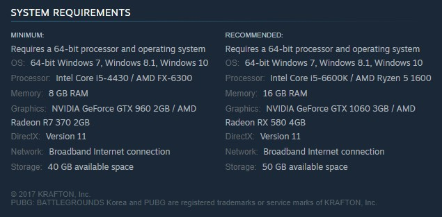 Fix #1 Check computer meets game requirements