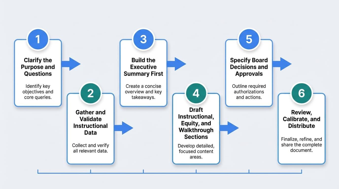 Step-by-Step: Creating Your Next Board-Ready Instructional Report