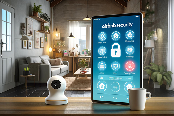 Security camera for Airbnb listings