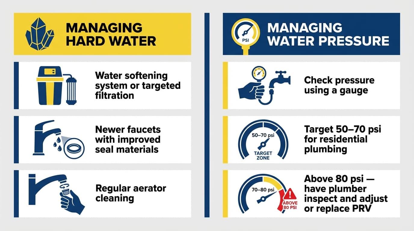 Managing Hard Water and Water Pressure