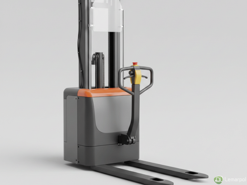 wózek paletowy z masztem wygląd