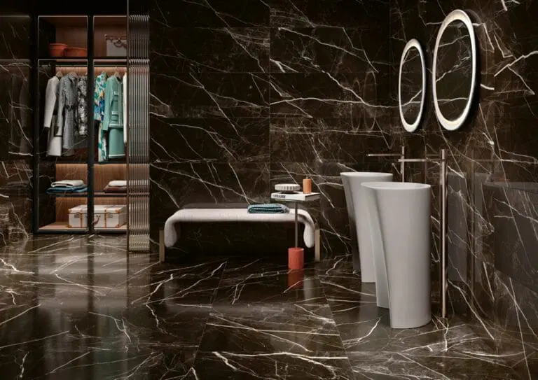 Majestic Tiles, Love Tiles, Bathroom wall marble effect ceramic tiles