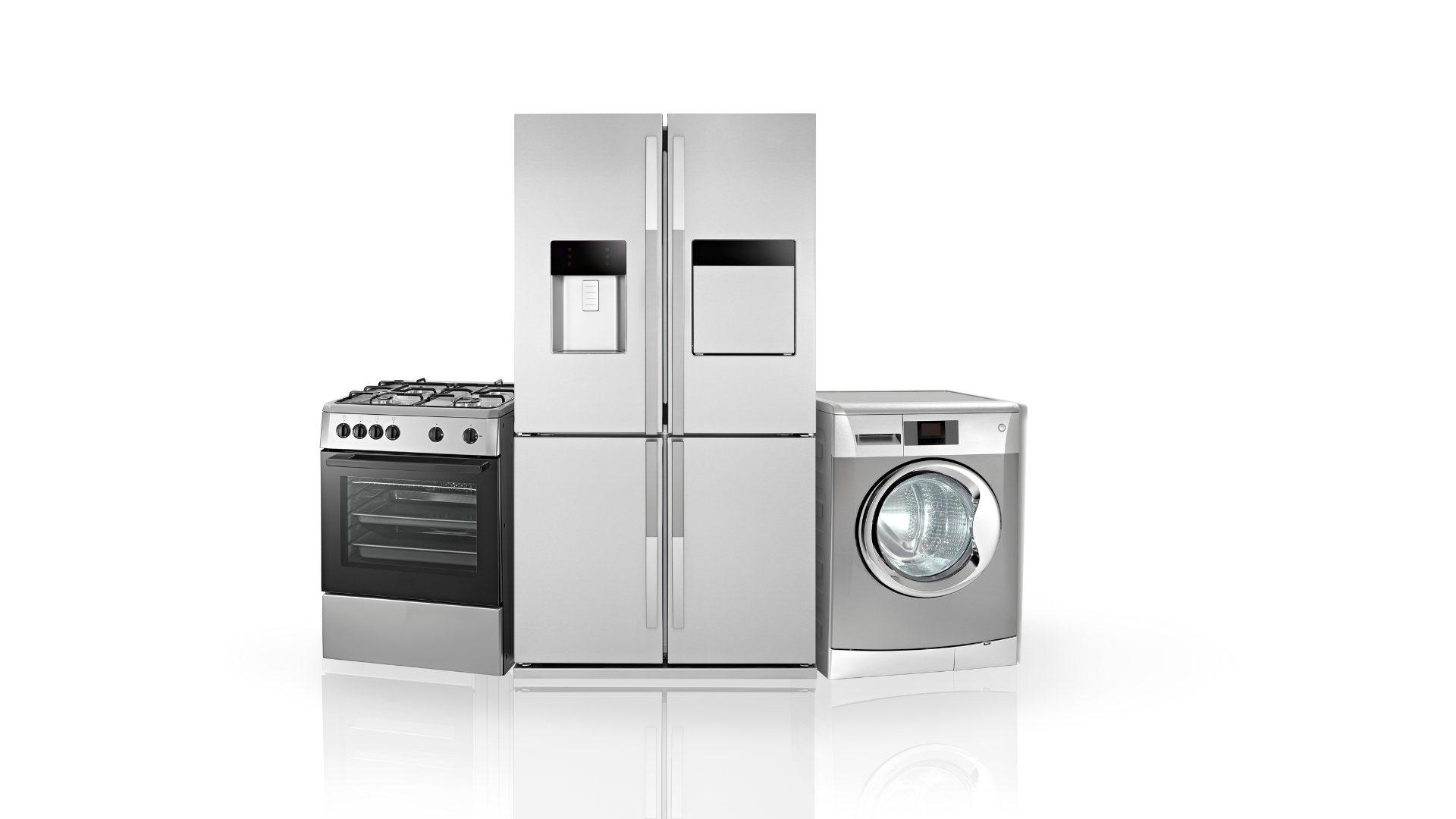 smart home devices / conventional oven, washing machine and fridge freezers