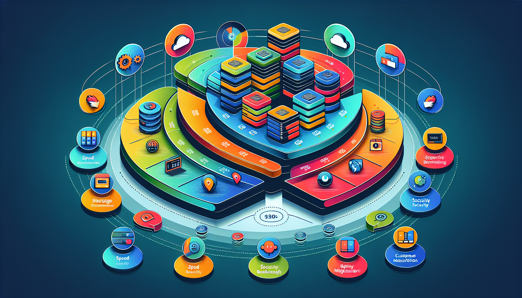 An illustration of different pricing plans for WPX hosting.