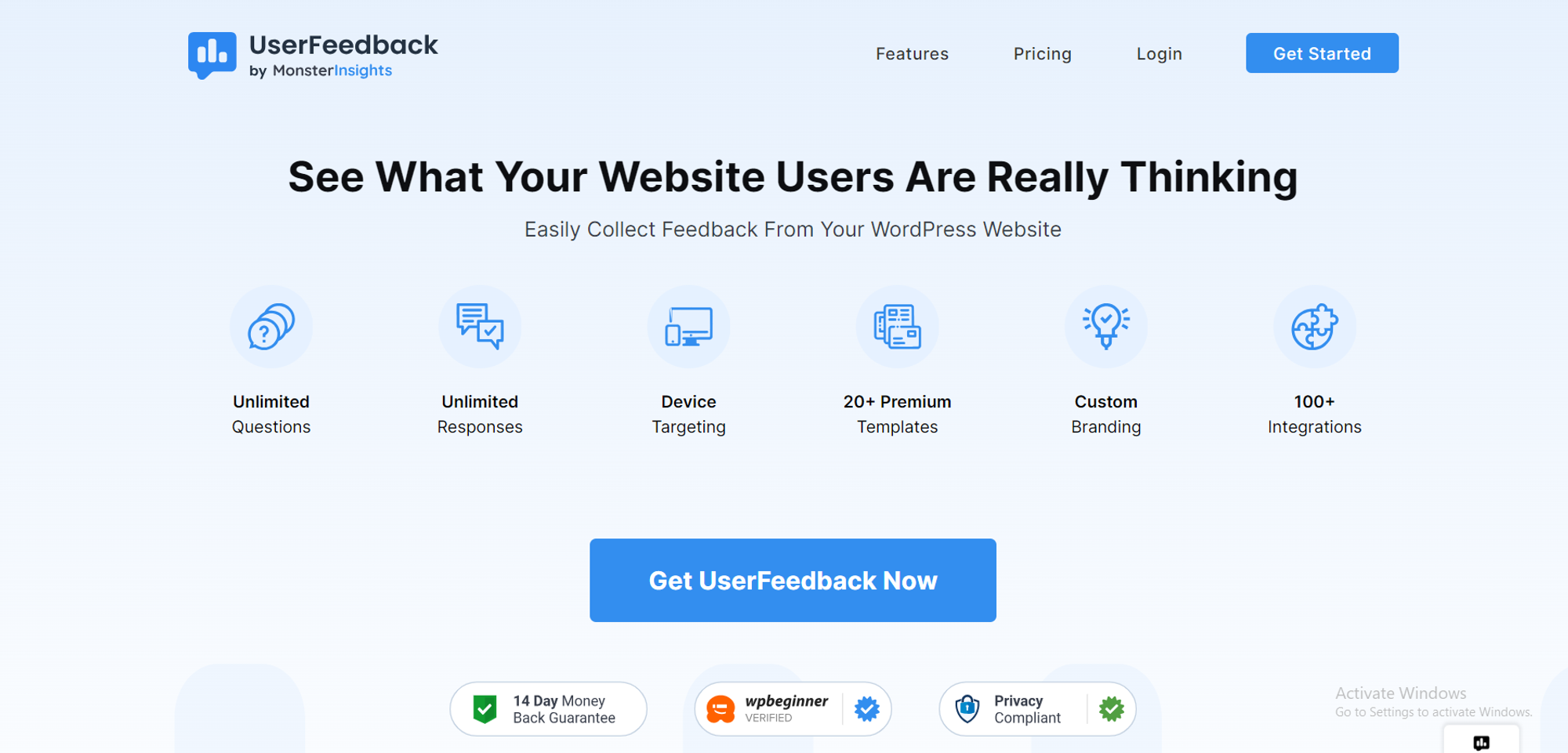 User feedback tools: UserFeedback