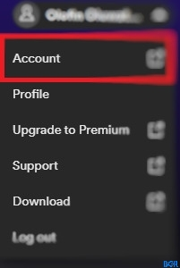 Account option