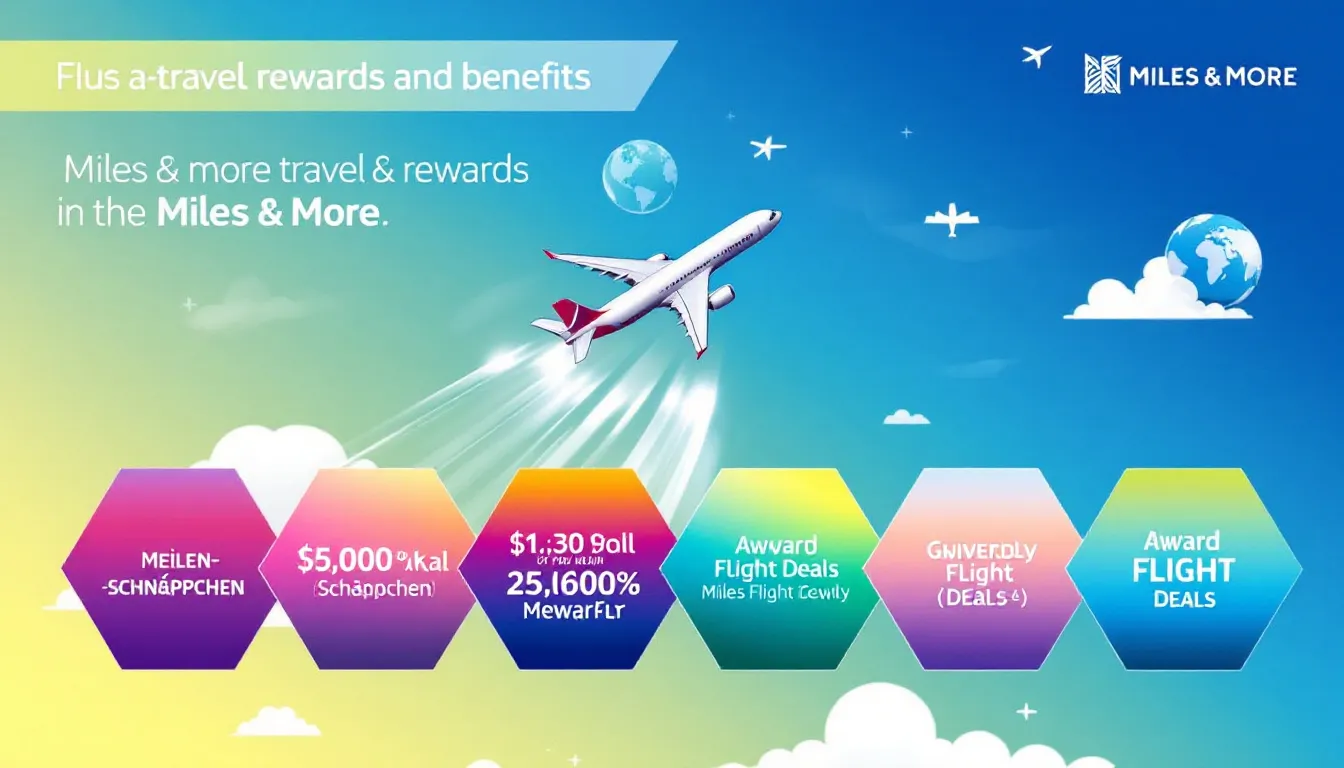 Meilenschnäppchen und Award Flight Deals im Miles & More Programm.