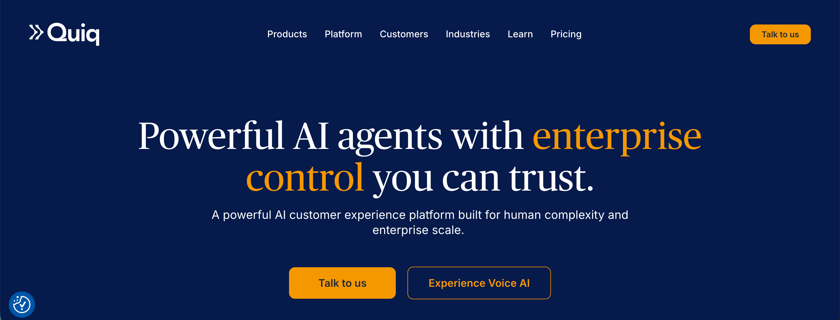 Quiq is one of the best AI customer service solutions for enterprise teams.