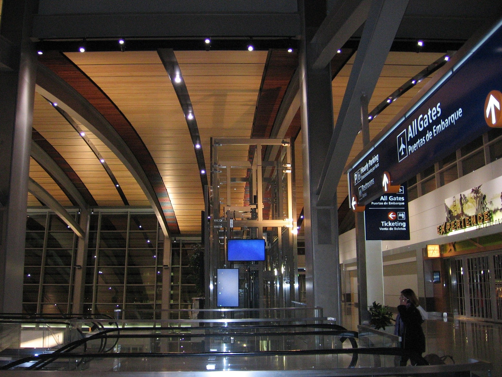 The Sacramento international airport