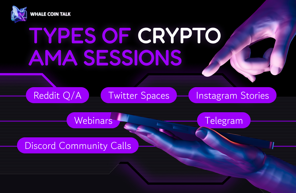 types of crypto ama sessions