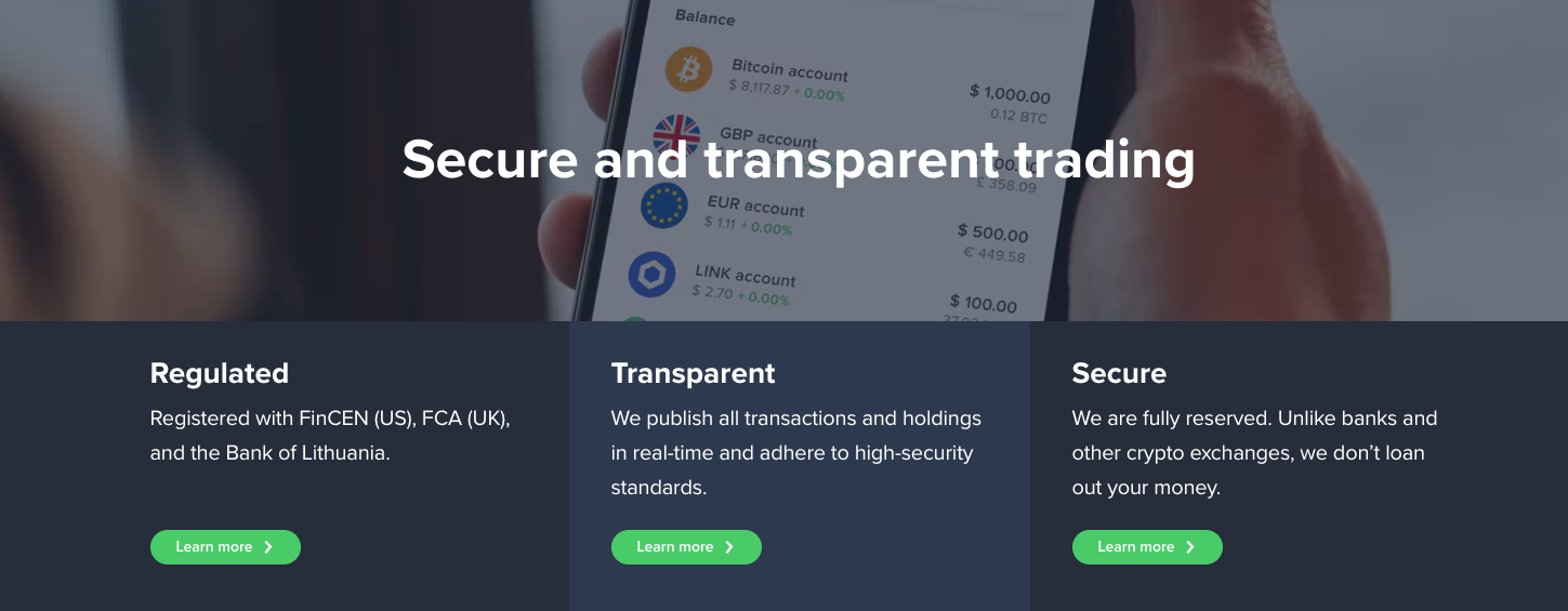 account: national currencies and trading or holding cryptoassets