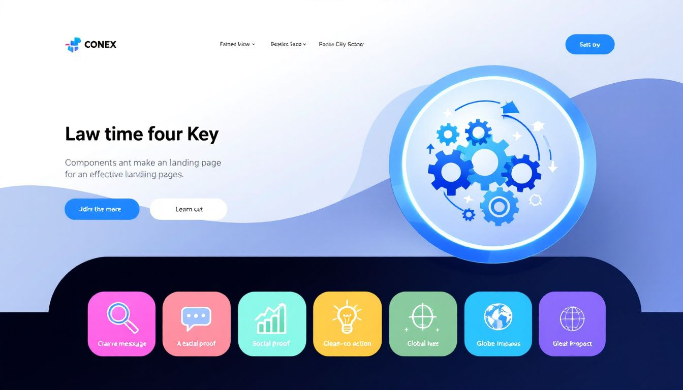 Key components that make an effective landing page.