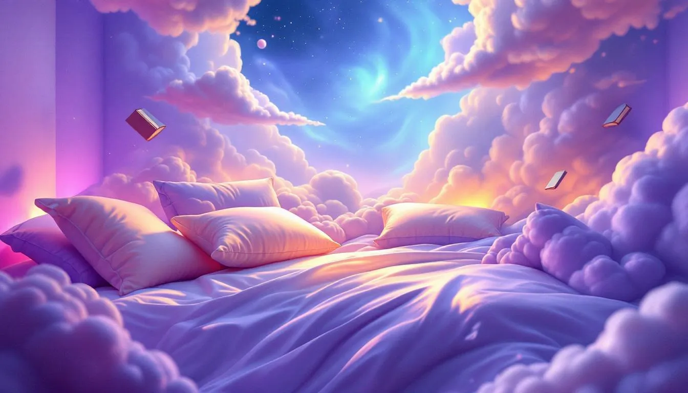 A peaceful sleep environment crucial for managing brain fog and GERD.