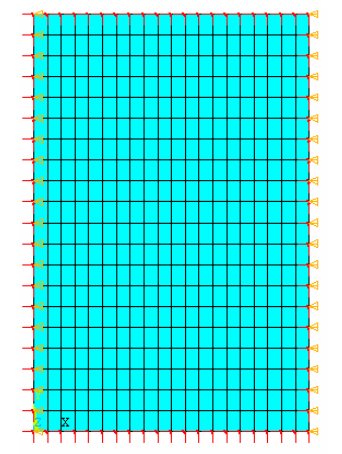 Apply the right temperature boundary condition