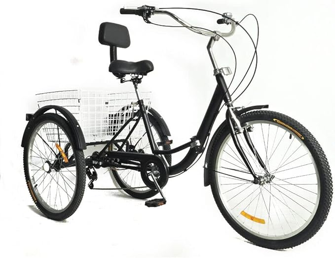 24 Inch 7 Speed Adult Tricycle