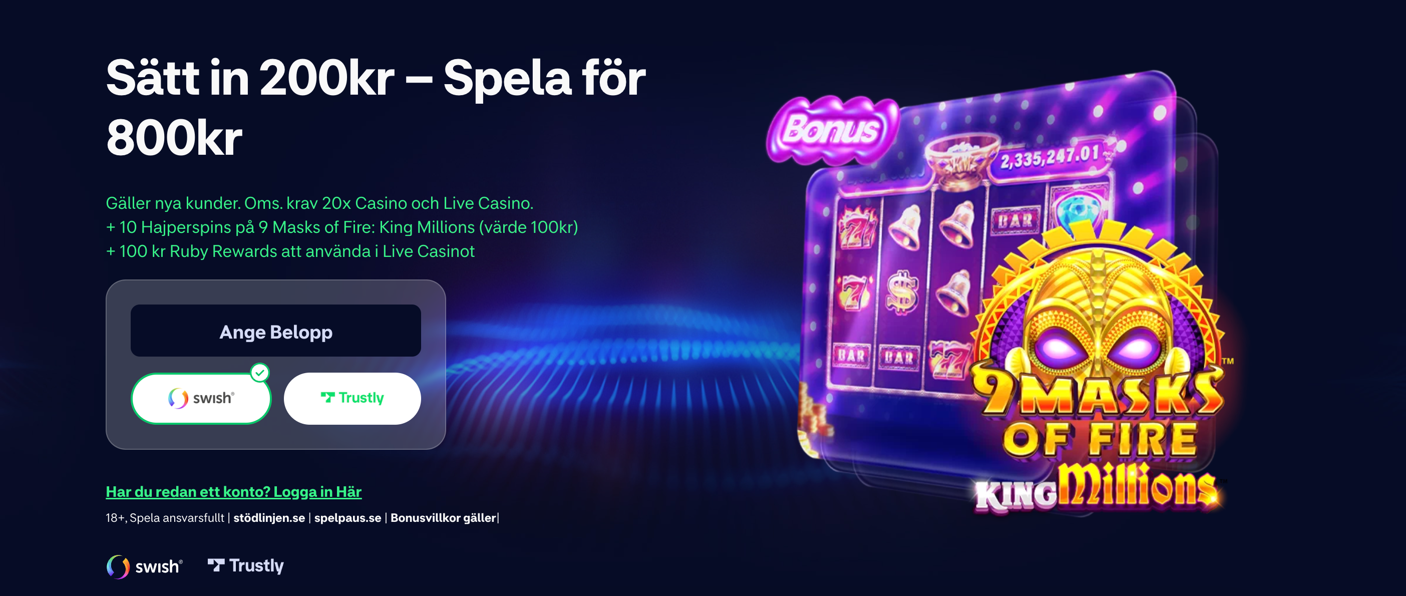 Hajper Casino - casinobonus.