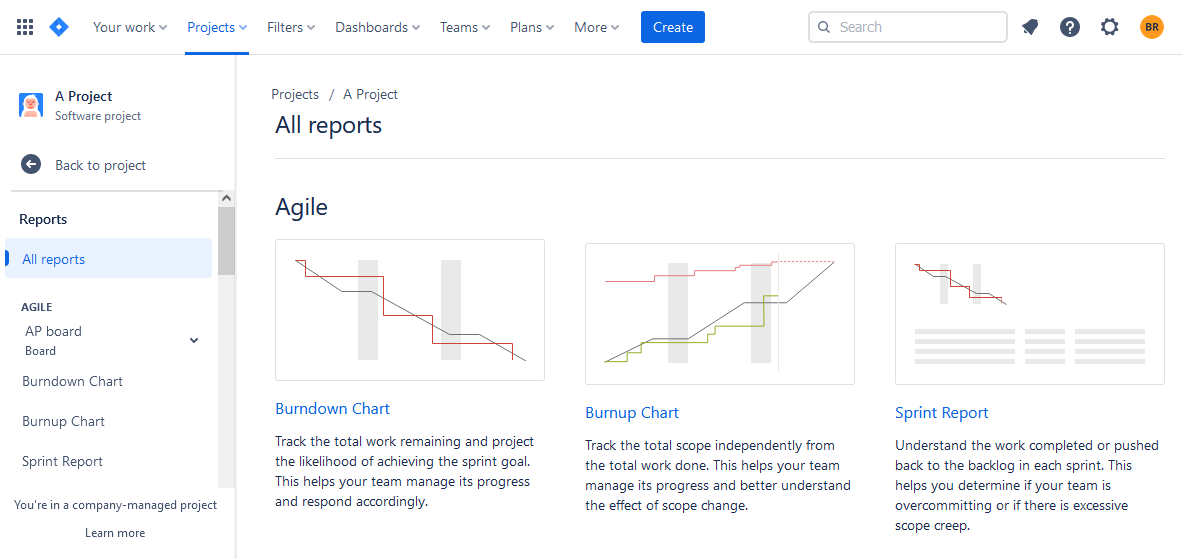 Charts in Jira