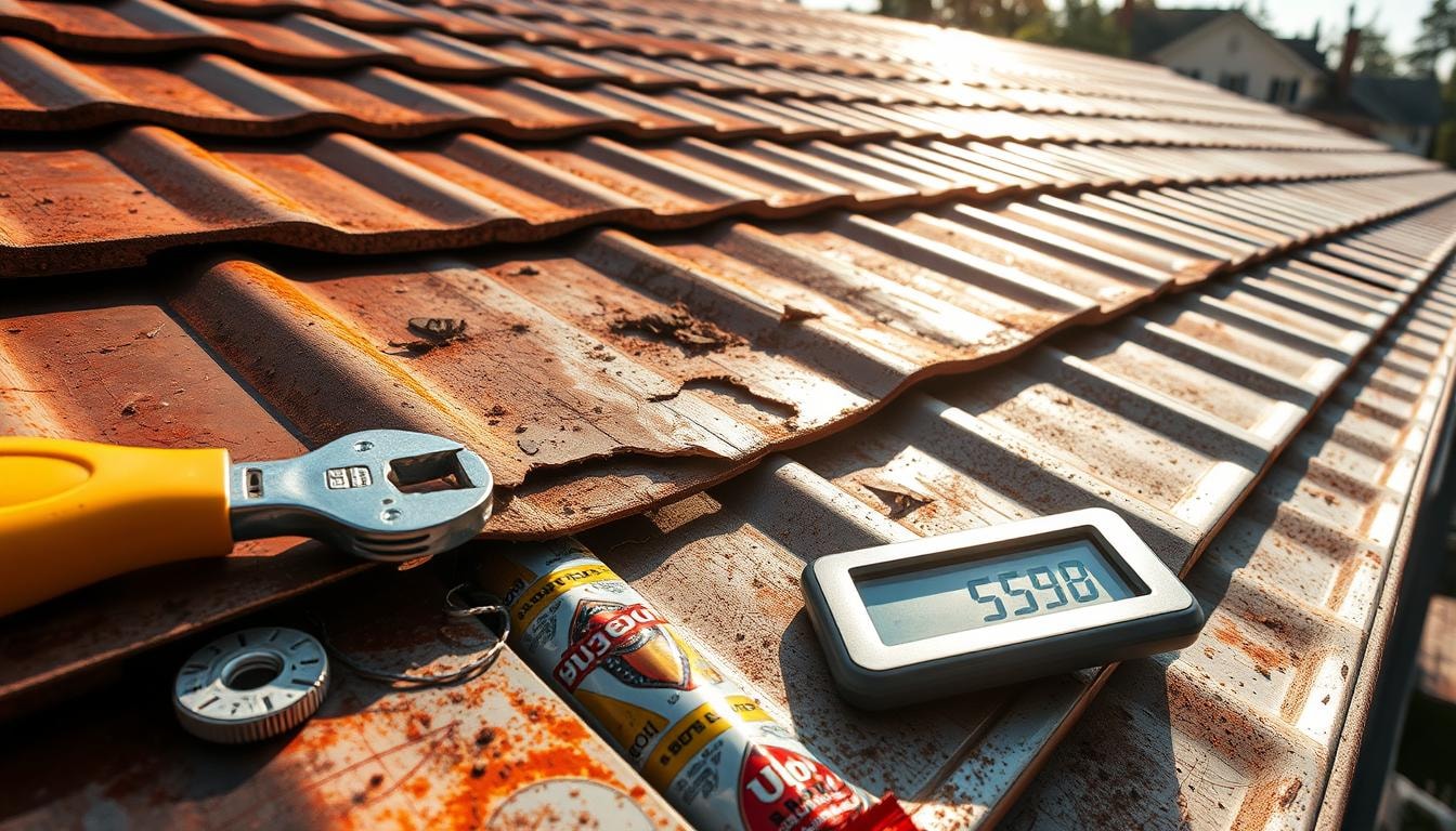 metal roof repair costs