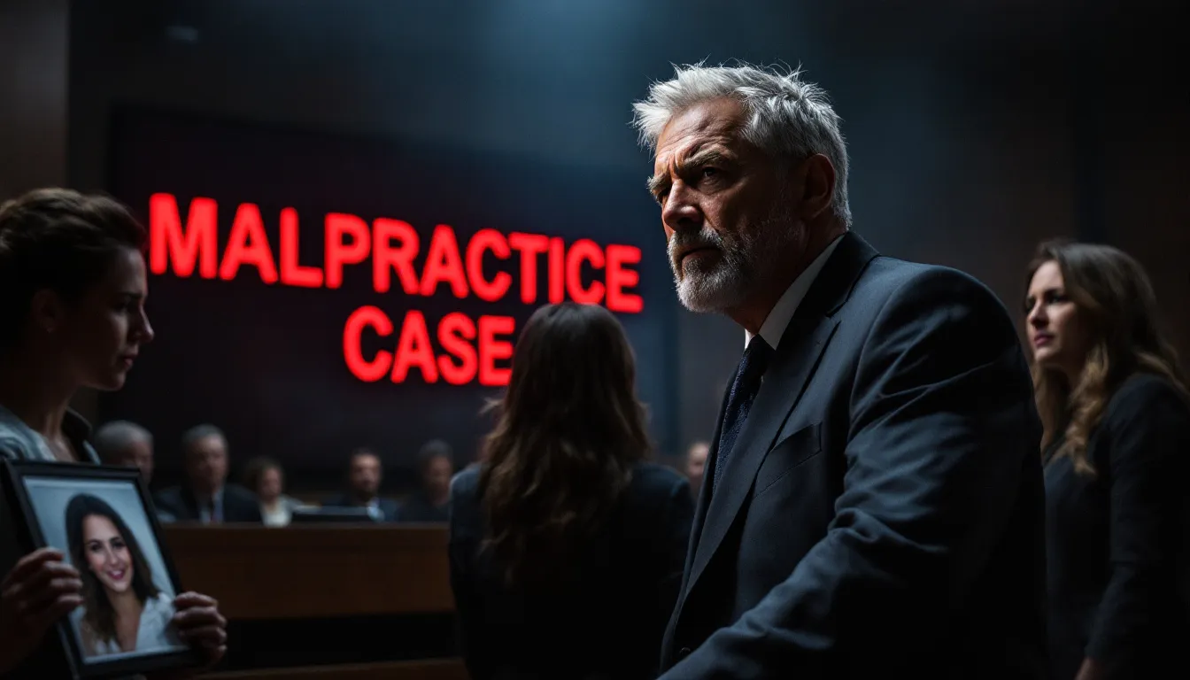 Steps to take if you suspect hospital malpractice, illustrated with a checklist.