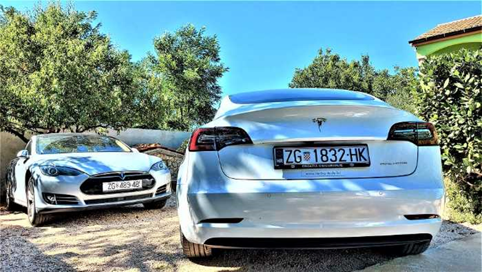 Pick up date and car rental Tesla- A.S.R. Zagreb, Croatia