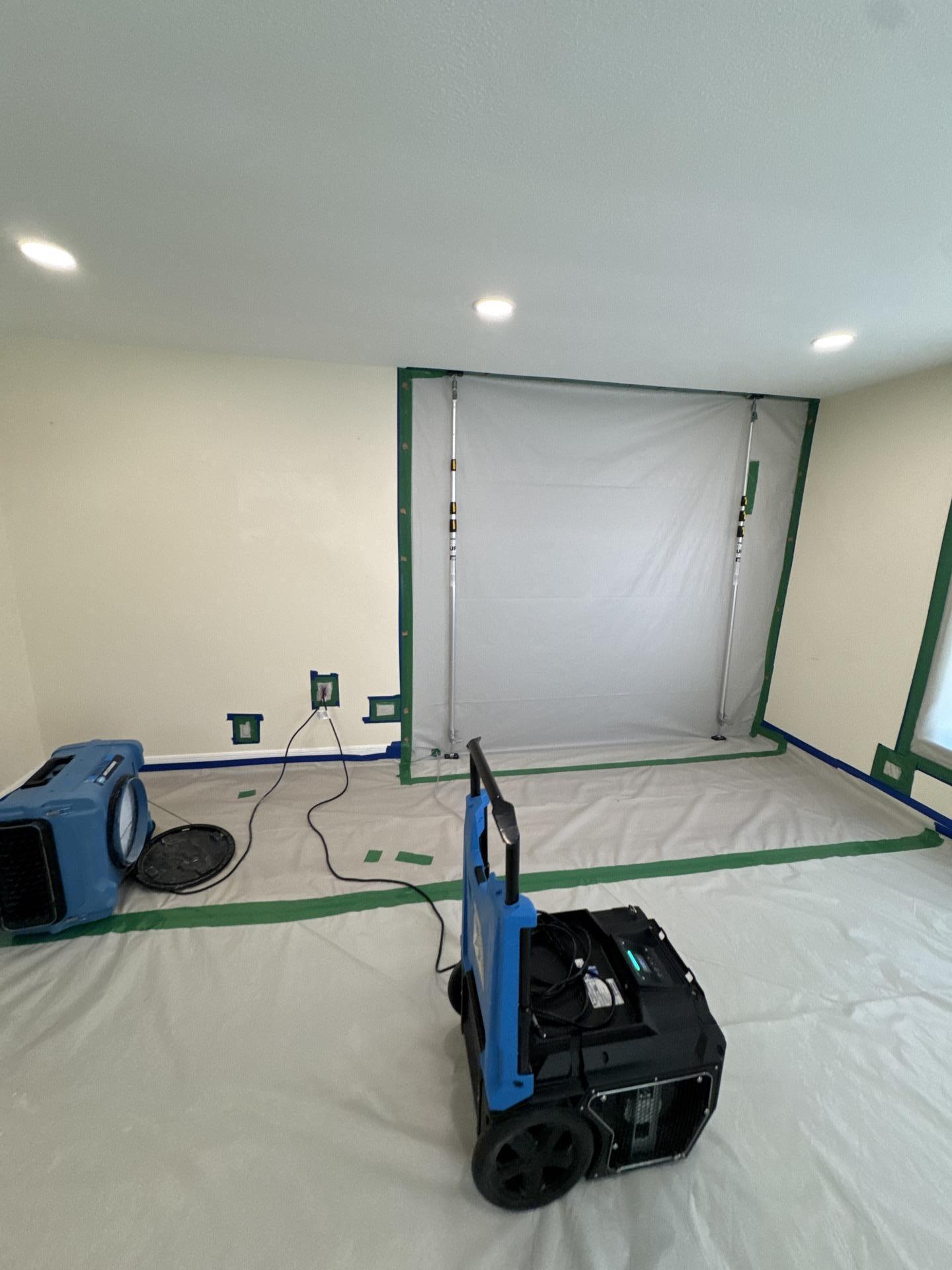 Commercial dehumidifier used during mold remediation