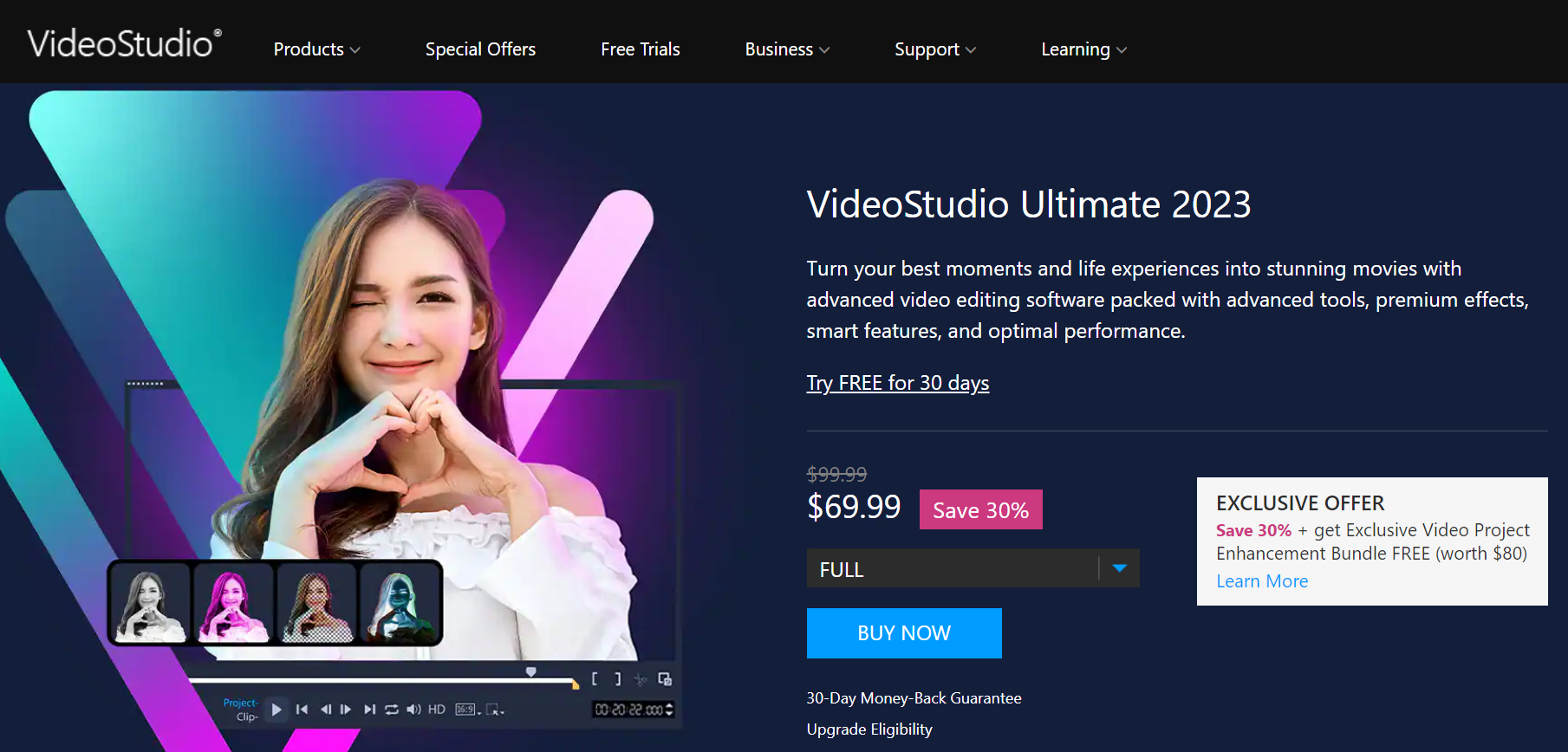Corel VideoStudio Ultimate video editor