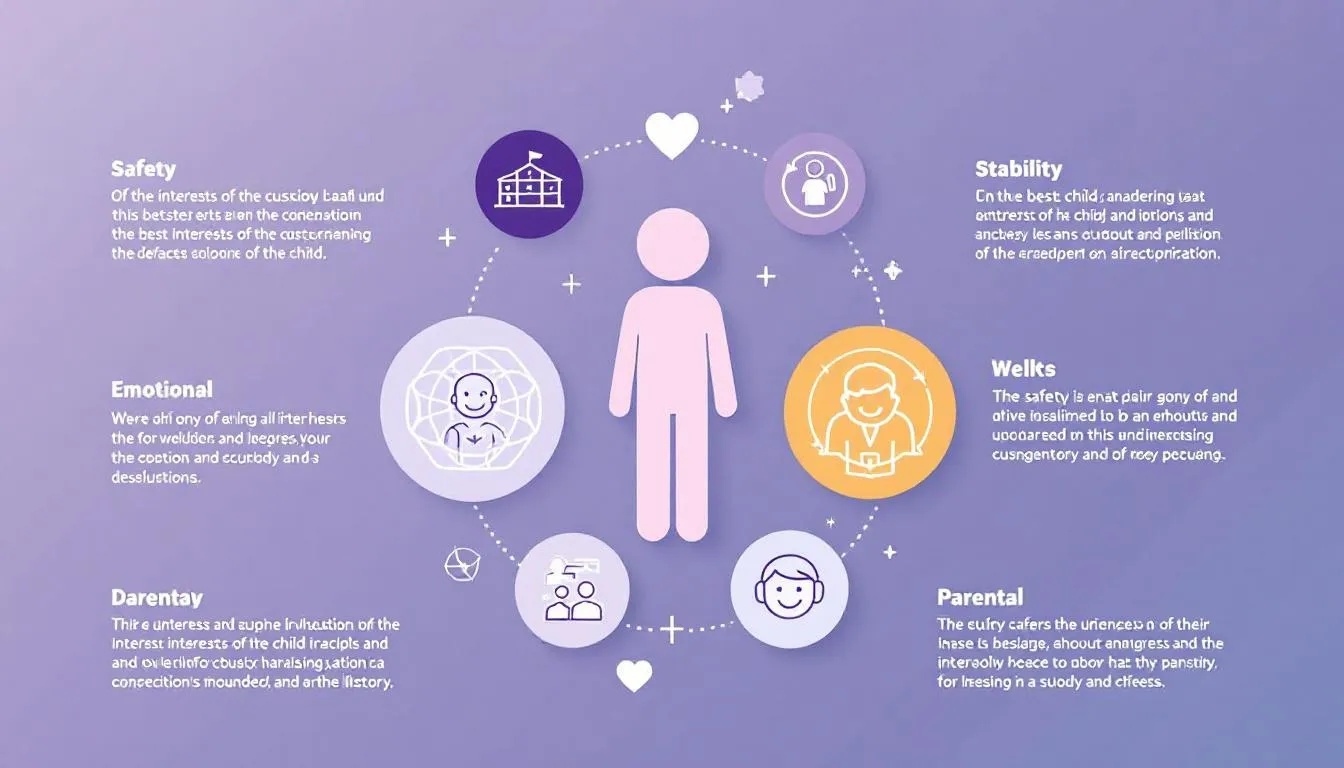 Best interests of the child standard in custody cases.