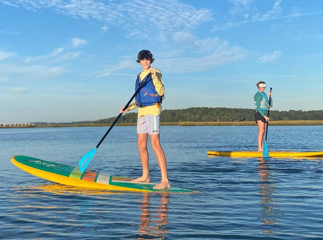 top paddle boards with a deck pad sign 