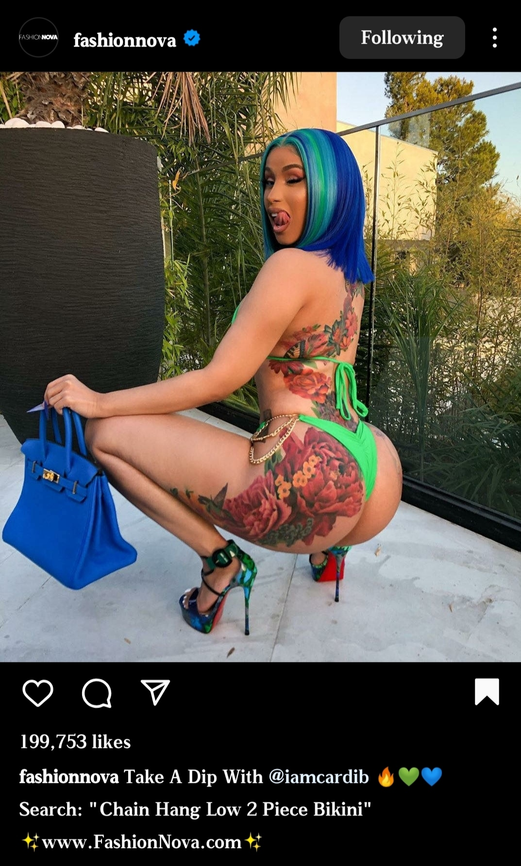 Cardi B Instagram Post