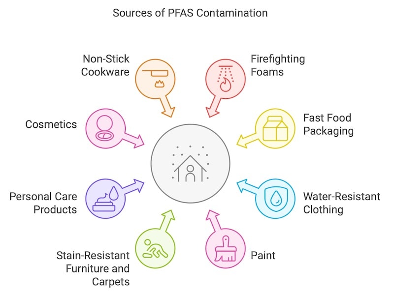 Common PFAS Chemicals Sources
